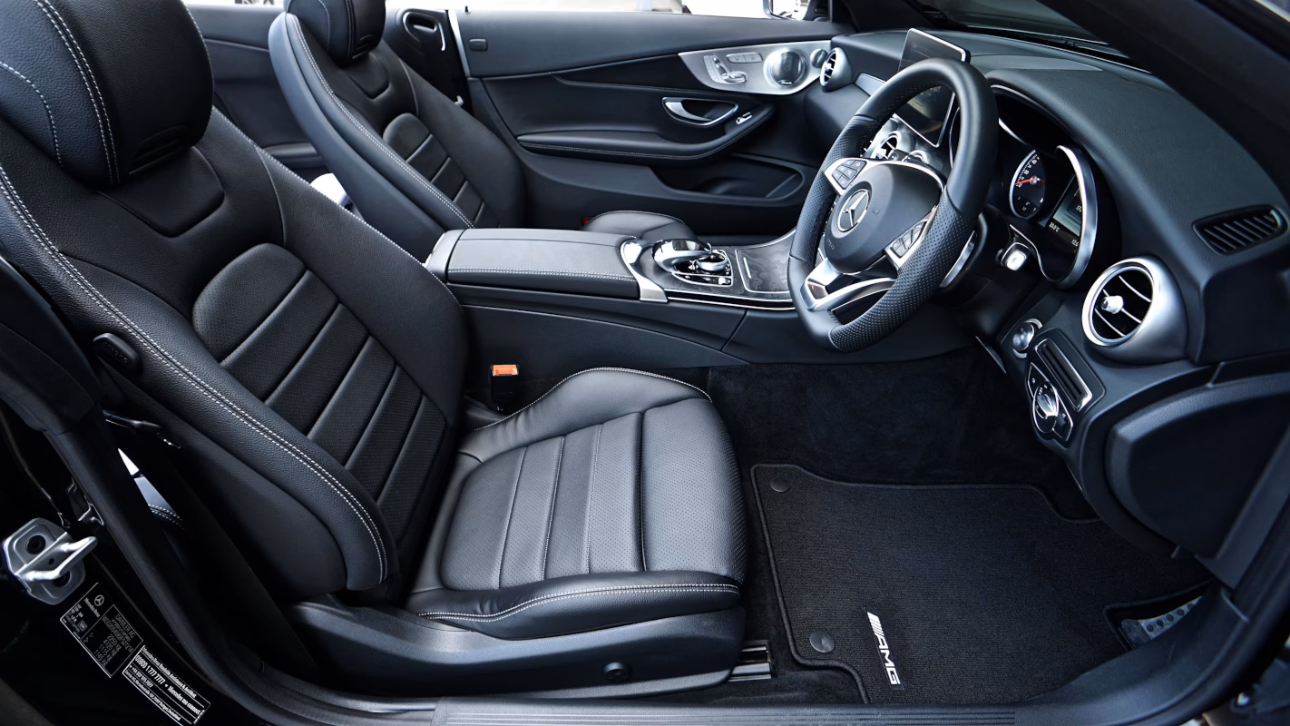 Professional car interior detailing service
